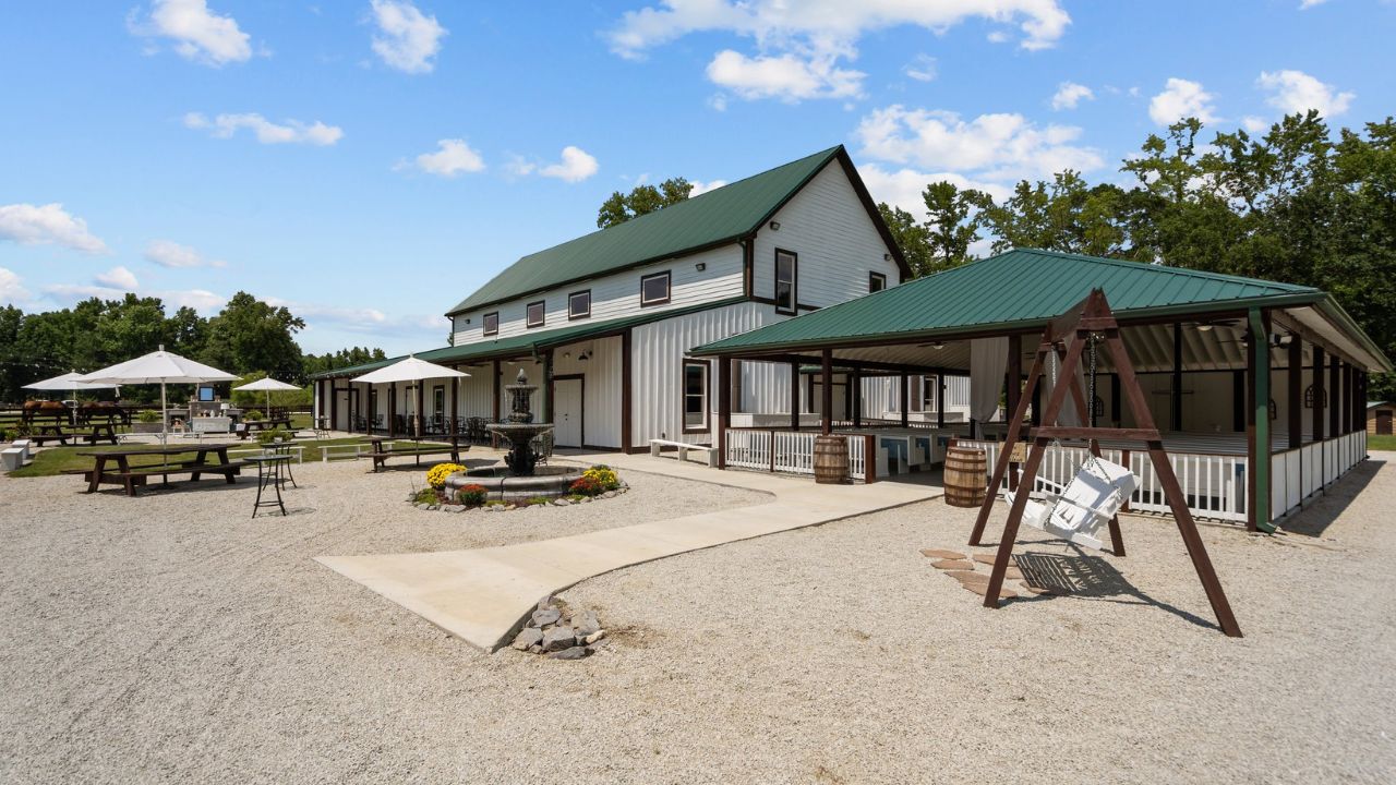 The English Country Barn Wedding - Patio 3